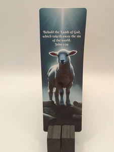 Behold the Lamb of God – Laminated Bookmark - Picture 1 of 1