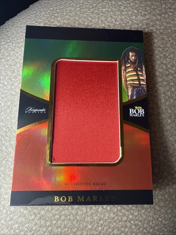 2025 Keepsake Bob Marley - Authentic Apparel Jumbo Red Relic /50 - Image 1 of 4