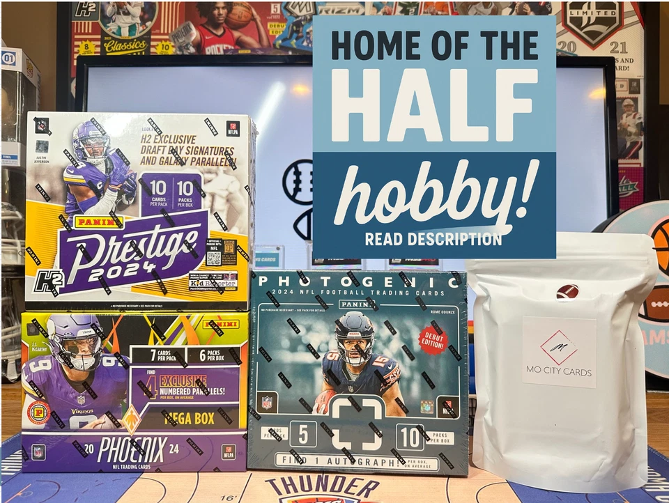 Chicago Bears Hobby Box BREAK 2024 NFL 1/2 Photogenic 1/2 Prestige H2 - Image 1 of 4