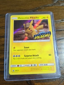 Detective Pikachu SM170 STAMPED Holo Black Star Promo Pokemon NM - Bild 1 von 2