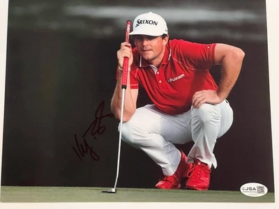 Foto autografiada firmada por Keegan Bradley 8x10 Ryder Cup Capitán certificado de autenticidad JSA Foto 1 de 4