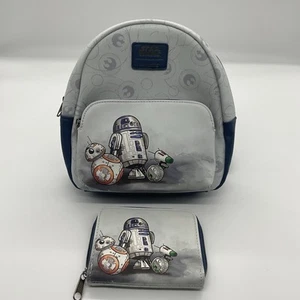 Loungefly Star Wars Droids Mini Backpack With Wallet - Picture 1 of 18
