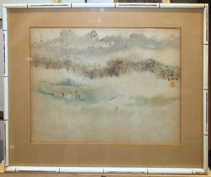 Tseng-Ying Pang Original Anfang 50er oder 60er Jahre Abstrakt WC gelistet Chinesischer Künstler - Bild 1 von 8