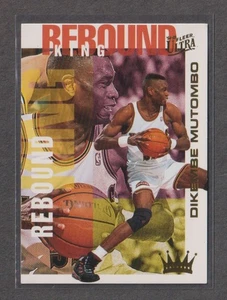 1994-95 Fleer Ultra - #4 Dikembe Mutombo [Rebound Kings] Denver Nuggets HOF - Picture 1 of 2