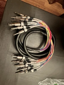 Audio TRS 1/4" Pro Fantail Snake Cable - 12 Channel - 10’ - Picture 1 of 3
