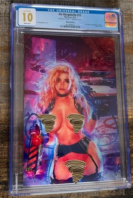 METAL! CGC 10 Ale Borgobello GHOSTBUSTERS👻#2/10 Mad Love COMIC FULL CHASE! RARE - Image 1 of 2