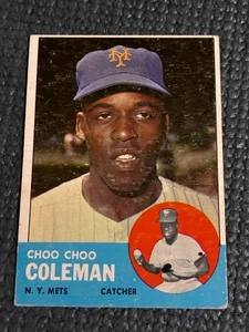 1963 Topps Choo Choo Coleman #27 - Poor - No Creases Soft Corners Resin on Front - Bild 1 von 2