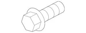 Genuine Volkswagen Belt Tensioner Bolt N-107-663-01 - Picture 1 of 2
