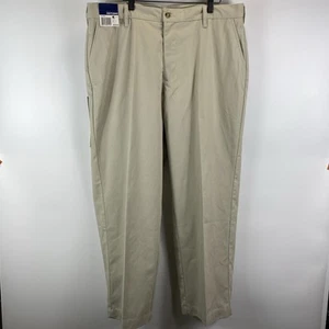 Kmart Basic Edition Flat Front Herren Flat Front Khaki Hose 38 x 30 Tasche - Bild 1 von 17