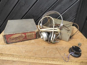 Vintage 1930s Era Ericsson's Wireless Headphones in box - For Wireless/Radio - Picture 1 of 24