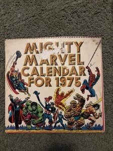 MIGHTY MARVEL CALENDAR 1975 VG, John Romita, Barry Smith, Frank Brunner, Ploog - Bild 1 von 4