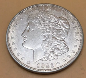 YY166-24 Fantastic Superlative 1921 Morgan Spotless Popular Collector Convo PC - Bild 1 von 3