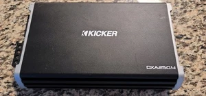 KICKER DXA250.4 4-CHANNEL 500W PEAK CAR AMPLIFIER - Picture 1 of 5
