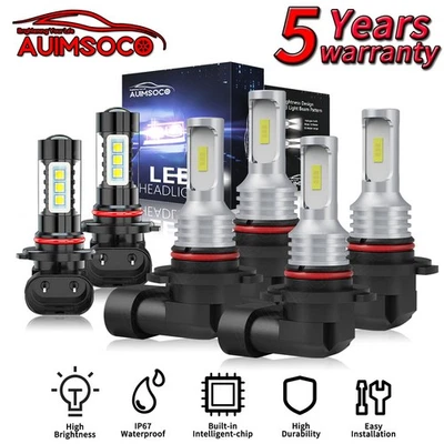 Kit de faros LED + bombillas antiniebla 6x para Chevrolet Silverado 3500 Classic 2007 Foto 1 de 4