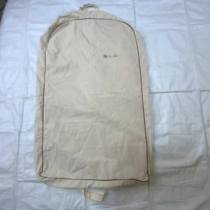 Bolso de Ropa de Lona LORO PIANA con Asas Marfil Hecho en Italia 38" X 24" X 3 - Imagen 1 de 6