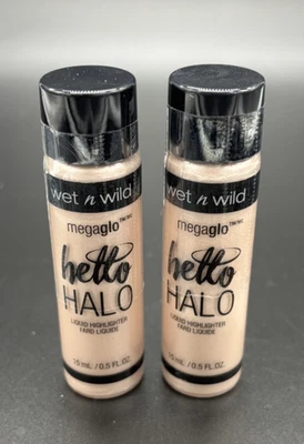 2 PACK Wet n Wild MegaGlo Hello Halo Liquid Highlighter, Halo Goodbye 0.5 fl oz - Image 1 of 4
