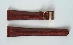 CINTURINO  ORIGINALE MONDIA LUCERTOLA GOLD NUOVO  18 / 14 Completo Di FIBBIA - Foto 1 di 2