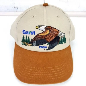 Garst Seed 2004 Águila Bordado Sombrero/Gorra Gorra Caqui/Bronceado Totalmente Nuevo  - Imagen 1 de 10