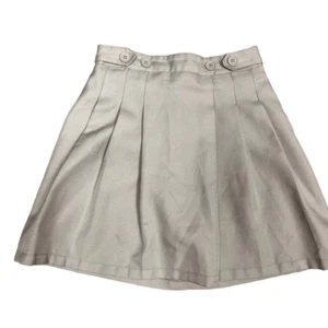Chaps Girl Kids Khaki School Uniform Skirts Size 16 - Picture 1 of 3