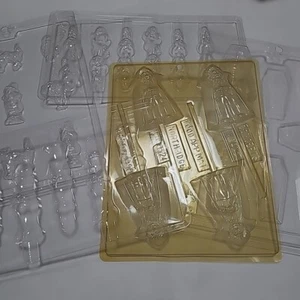 Halloween Chocolate Candy Mold Lot Ghost Casket Dracula Fingers Cat Witch - Picture 1 of 6