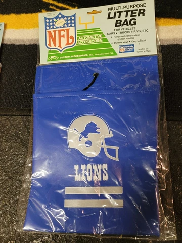 Vintage NFL Detroit Lions NFL Litter bag NEW in package Cover