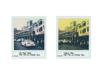 "Yellow" Color ND Filter for Polaroid 600 and SX-70 Cameras| Duochrome Style - Image 1 of 4
