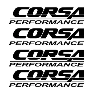 Corsa Performance Aufkleber Vinyl Sticker Corsa Auspuff Krümmer Ansaugstutzen - JEDE GRÖSSE - Bild 1 von 1