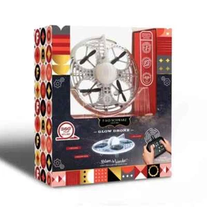 FAO Schwarz Glow Drone LED Stunt UFO Drone Lights 360° Flips Gyro 115' Radius - Picture 1 of 2