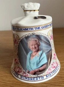Aynsley Bone China Royal Commemorative Bell The Queen Mother 100th Birthday - Picture 1 of 13