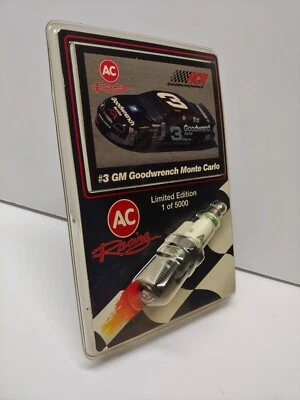 NASCAR Dale Earnhardt Tarjeta Y Bujía Promo AC Racing 1995 De Colección Foto 1 de 4