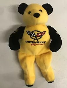 OSO DE PELUCHE DE CARRERAS SALVINO'S BAMMERS CORVETTE CON #3 EN BRAZO (PELLETS DE PVC) - Imagen 1 de 6