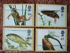 Phq Stamp Card Set No 233 Pond Life, 2001. 4 Card Set.  Mint Condition.
