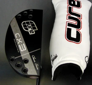 Cure CX3 Classic Series Putter Steel Shaft 90cm Length Cure Grip with HeadCover - Picture 1 of 9