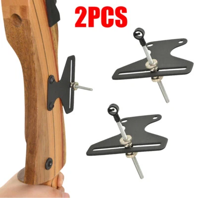 1Pin Archery Sight Simple Single Recurve Bow Hunting Accessories Collimation 2PC - Image 1 of 4