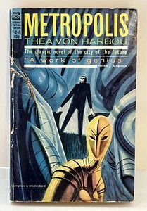 METROPOLIS by Thea von Harbou, Ace Science Fiction Classic F-246, 1963 - Bild 1 von 13
