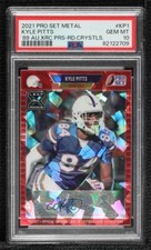 2021 Leaf Pro Set Metal 1989 Red Crystals 35/50 Kyle Pitts PSA 10 Rookie Auto RC