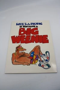 Lifes a Picnic When You Have A Big Weenie 1990 Ivory Tower Marty Riskin Alterman - Foto 1 di 16