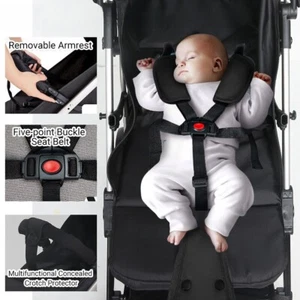 Kids Toddler Foldable Pushchair Baby Pram Double Travel Stroller Carry on Plane - Picture 1 of 9