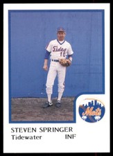 1986 ProCards (Mets Logo) Minor League Steve Springer (C) Tidewater Tides #NNO