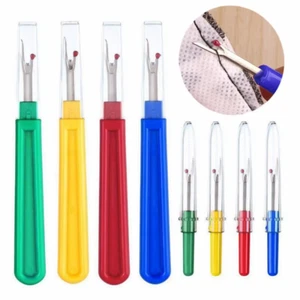 8Pcs Thread Cutter Seam Ripper Stitch Unpicker Sewing Tools Plastic Handle Craft - Picture 1 of 6