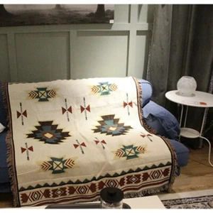 Sofa Decor Blanket Throw Bed Boho Hanging Tapestry Travel Cover Warm Carpet - Picture 1 of 7