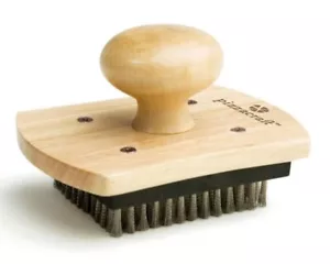 Pizza Oven Stone Brush Scrubber Cleaning Stainless Steel Bristles -Pizza Craft - Picture 1 of 1