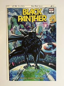 Black Panther #1 (Marvel Comics 2021) Alex Ross primera aplicación: OMOLALA JHAI - Imagen 1 de 4