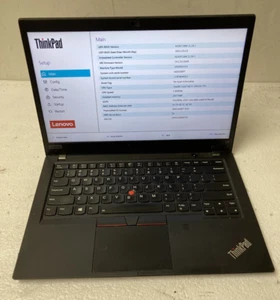 Lenovo ThinkPad T14 Gen 1 14" Intel i7-10610U @1.8GHz 8GB RAM No SSD Parts *READ - Picture 1 of 10