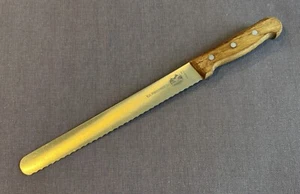 RH Forschner Victorinox 455W-10 Bread Knife 10" Serrated Stainless Blade Swiss - Picture 1 of 11