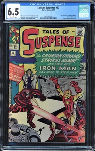 TALES OF SUSPENSE #52 CGC 6.5 PRIMERA APLICACIÓN DE LA VIUDA NEGRA #2027252020 - Imagen 1 de 2