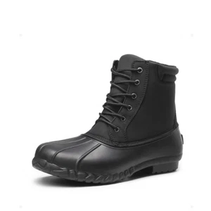 NORTIV8 Herren Duck Schneestiefel isoliert, warm, Wandern & wasserdicht Größe 11 schwarz - Bild 1 von 3