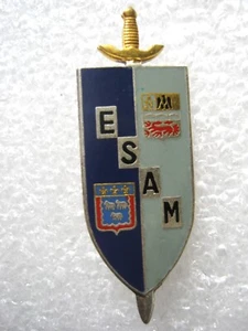 INSIGNE EMAIL DU MATERIEL ESAM (Ecole Supérieure et d’Application du Matériel) - Picture 1 of 2