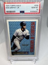 1994 Topps Gold Measures Of Greatness #606 Ken Griffey Jr. PSA 10 Gem Mint