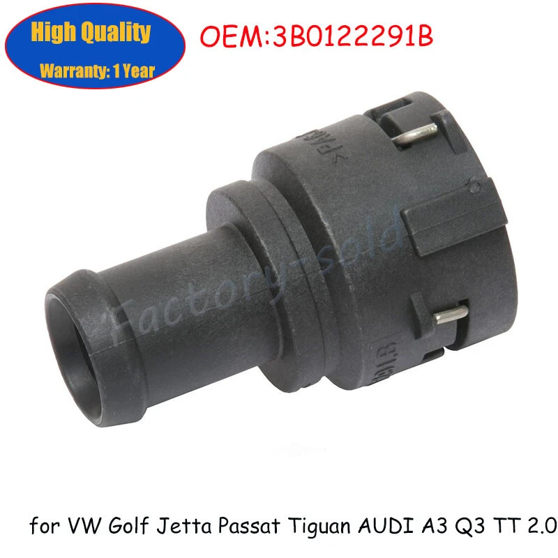 Nueva brida de refrigerante para VW Golf Jetta Passat Tiguan AUDI A3 Q3 TT 2.0T 3B0122291B Foto 1 de 4